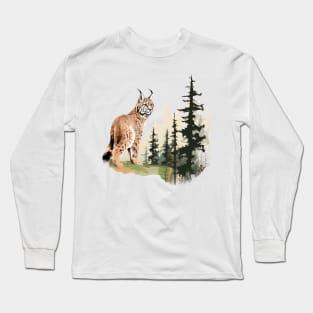 Eurasian Lynx Long Sleeve T-Shirt